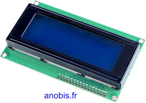 c'est un écran LCD 2004 rétroéclairage bleu pour Arduino et Raspberry 20 caractères 4 lignes