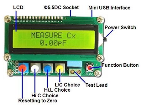 C'est un testeur numérique de condensateurs et inductances à affichage LCD référence LC100-A